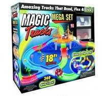 Tor wyścigowy świecące tory 2 samochody Magic Tracks Mega Set 360Pcs