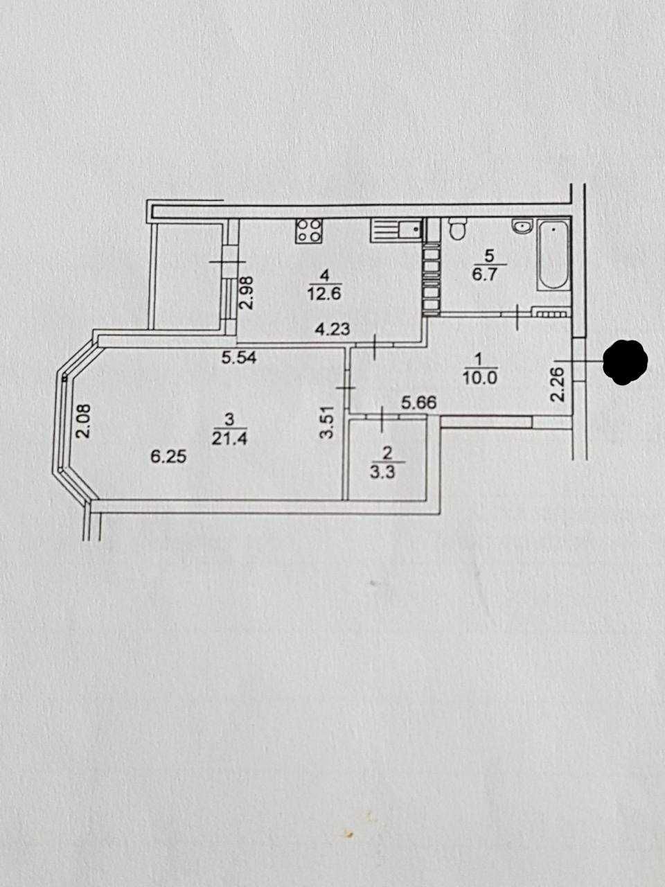 Продаж 1к, Вул. Олени Пчілки 6, Драгоманова, S-57.8m2, Григоренка