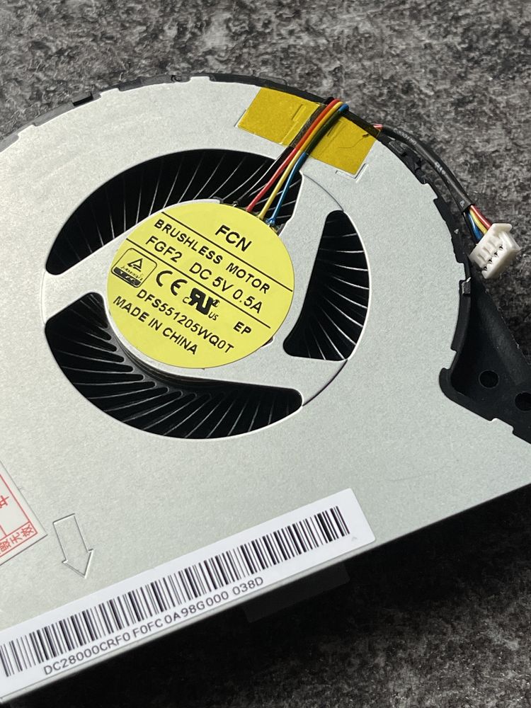 NOWE Wentylatory DFS551205WQ0T do Lenovo Y700