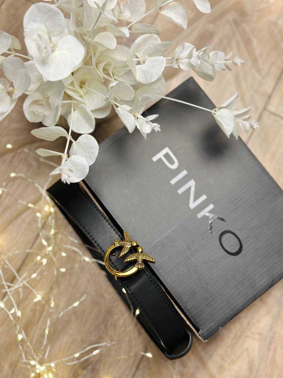 Ремень Pinko, шкіряний ремень Pinko