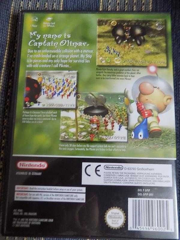 Pikmin- Olimar uderza w Gacka! Nintendo GameCube GCN Game Cube 3xA bdb