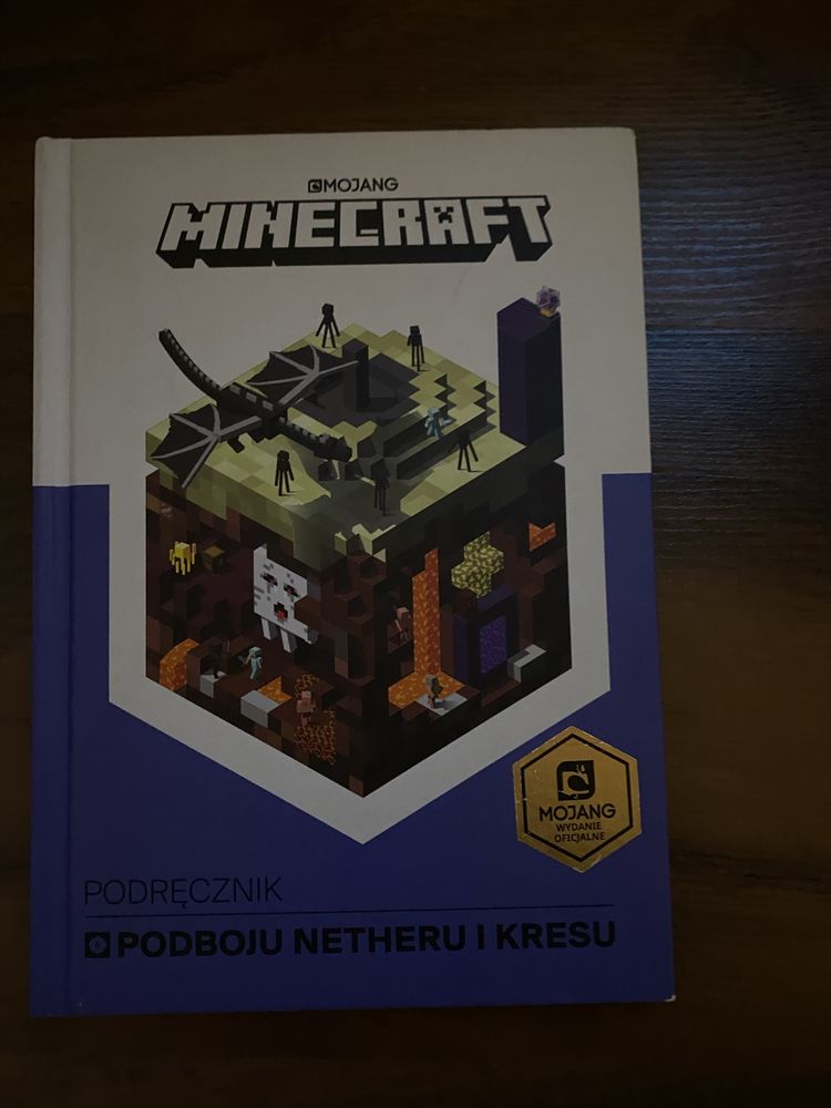 Książka Minecraft ilustrowana bdb Mojang wydanie specjalne