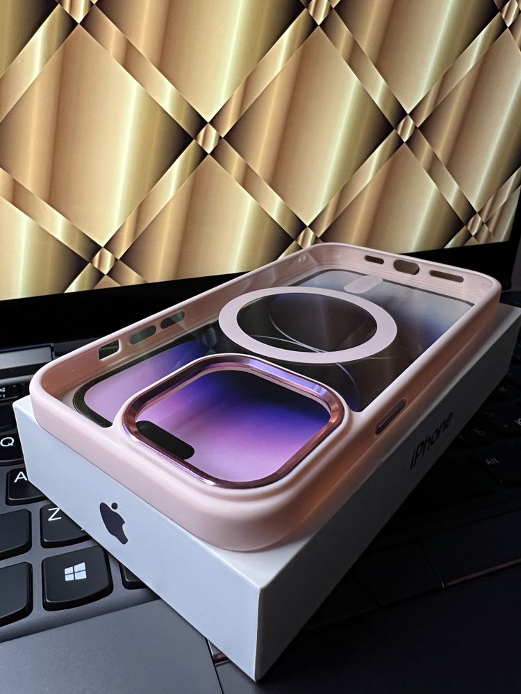 Чехол IPhone 14 Pro Max deep purple MagSafe, 12 pro max,13 pro, 14 pro
