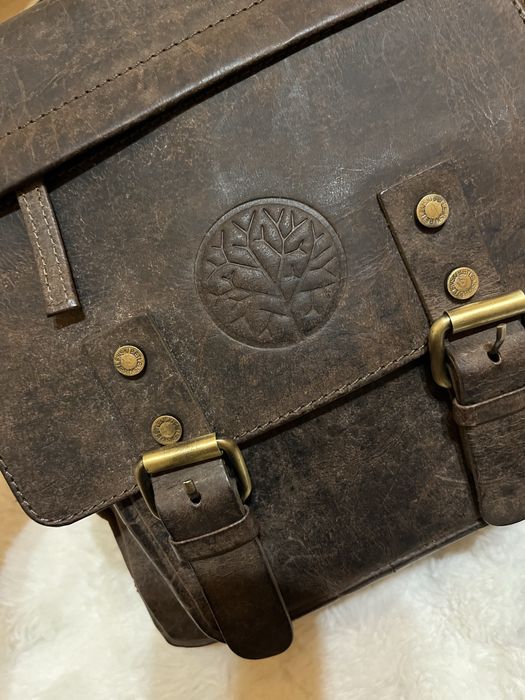 Torba męska Betlewski HUNTER, listonoszka, brązowa