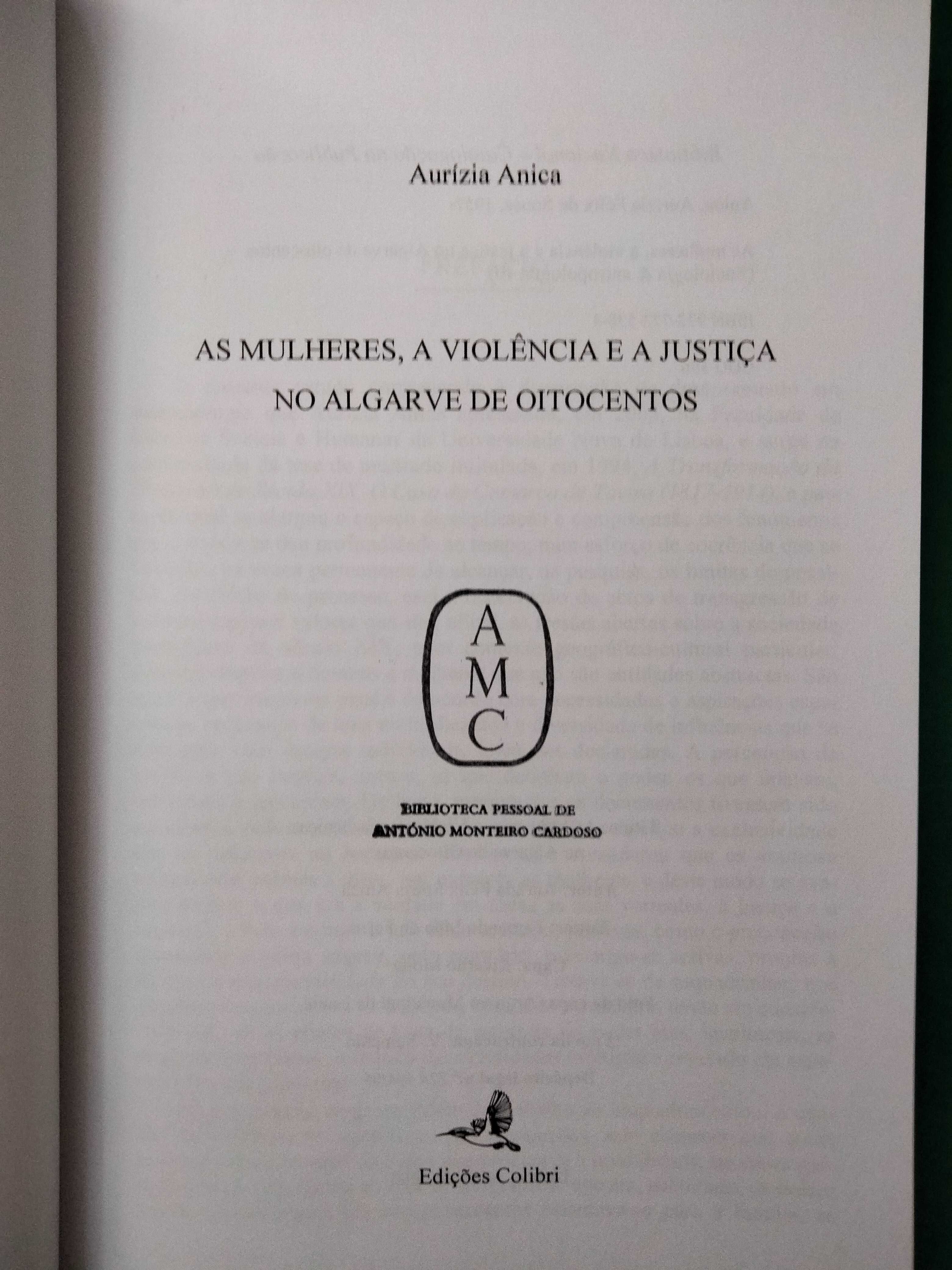 As Mulheres, a Violência e a Justiça no Algarve de Oitocentos