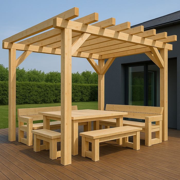 Meble ogrodowe drewniane nowoczesne i stylowe