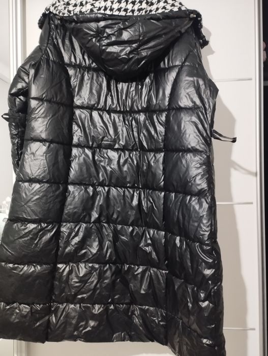 Płaszcz zimowy czarny 3XL