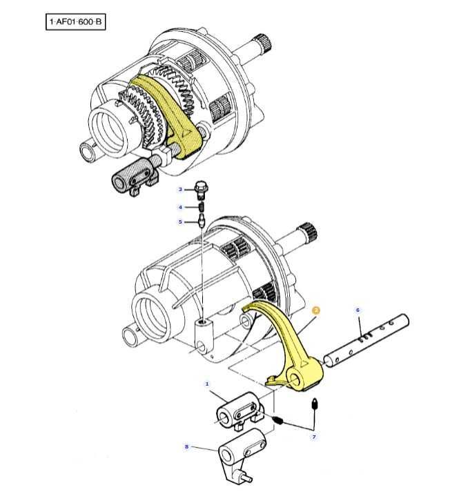 Widełki rewersu AGCO (Massey Ferguson) 3714.925M1 OEM AGCO