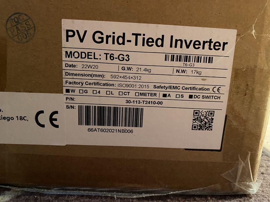 Falownik foxess T6-3G