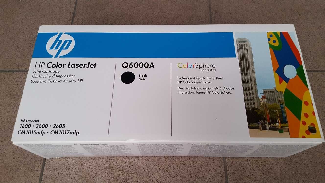 HP Laserjet Q6000A+Q6001A+Q6002A+Q6003A / ORYGINAŁY NOWE W KARTONACH !