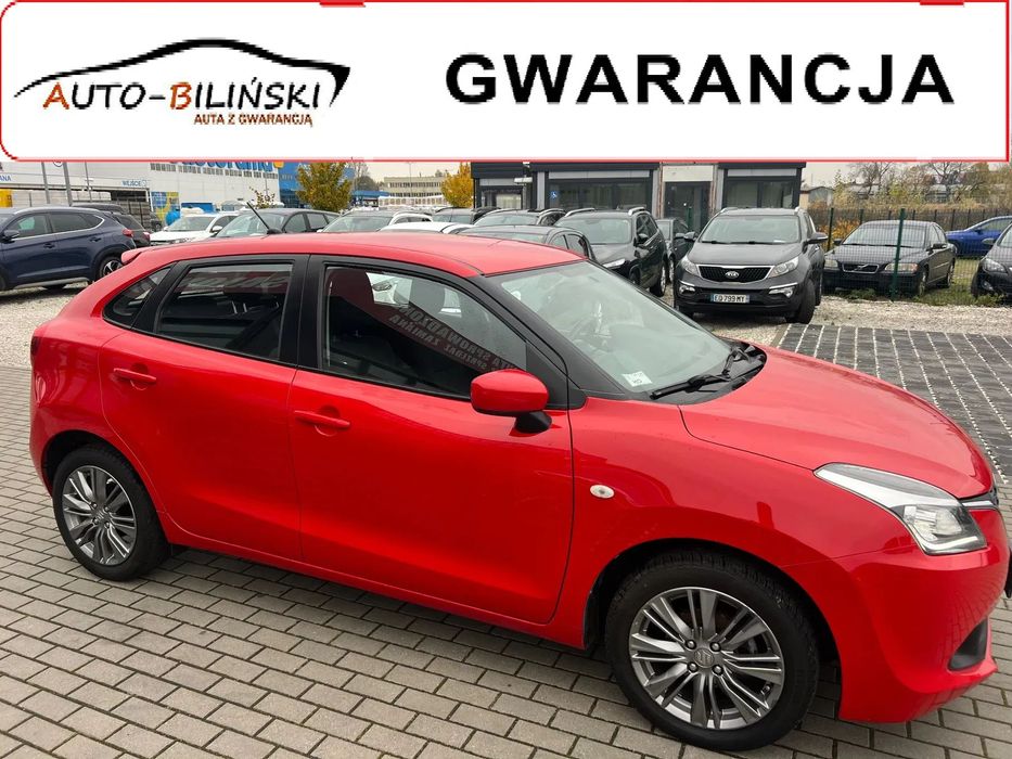 Suzuki Baleno 1.2Benz.90KM Ledy Klima Alu Grzane Siedz.Parktr.Bluetooth Faktur Gwara