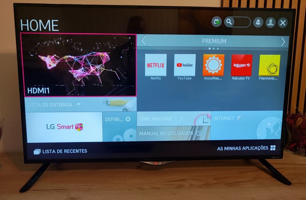 TV LG 42 polegadas Smart TV 4K