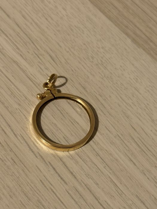 Aro para libra em ouro portugues 19,2kts