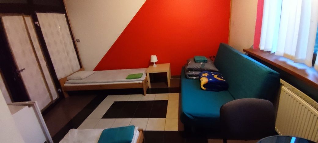 Hostel Pokój Pokoje Ptak Mandoria 1-5os Łazienka Aneks Kuchenny Siłown