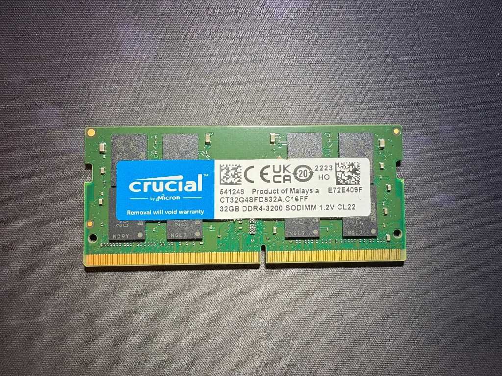 Pamięć RAM 32GB DDR4-3200 SODIMM