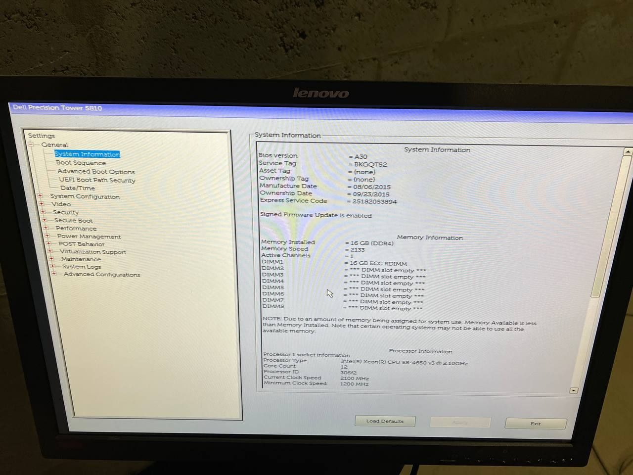 Системний блок Dell Precision Tower 5810 16GB  робоча станція ПК