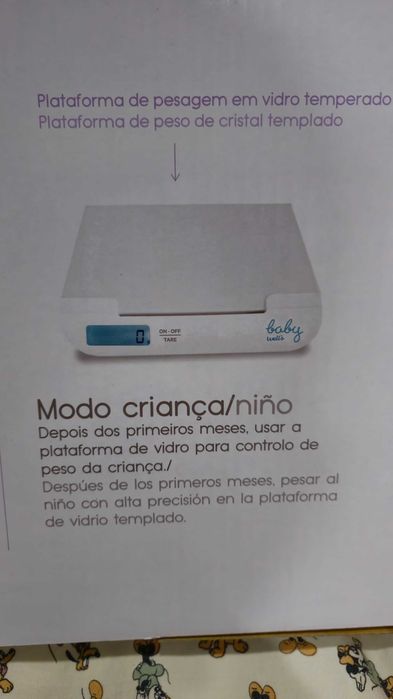 Balança bebé e aqueceder biberão e alimentos