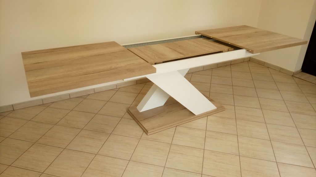 Stół X duży rozkladany  90x170x260