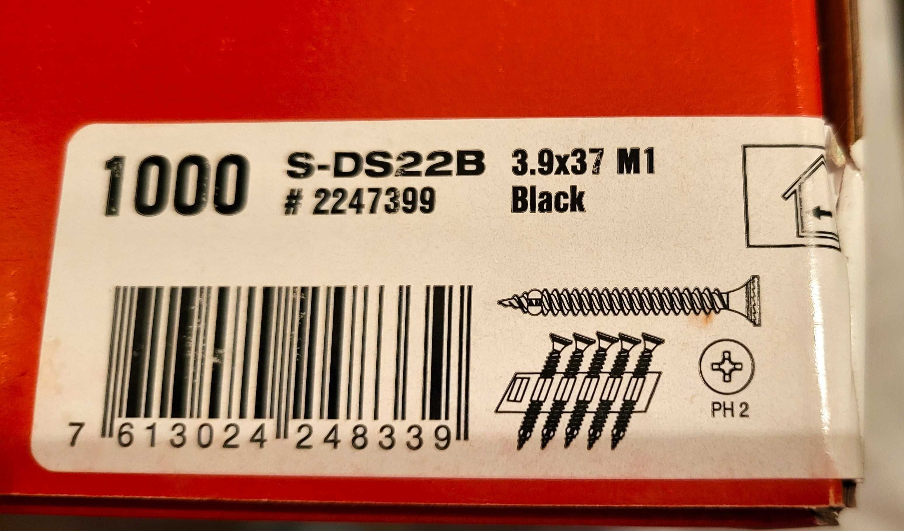 HILTI wkręty na taśmie do płyt twardych GK SD S 22 B 37 mm NOWY