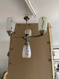 Lampa Art Deco Chromowana