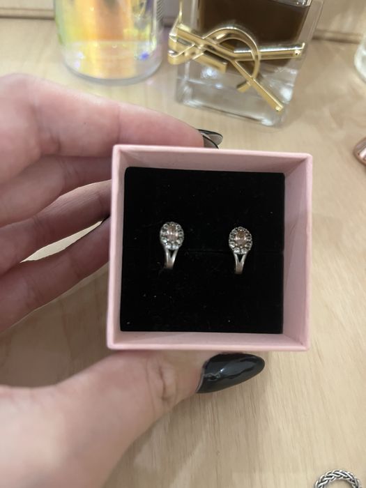 Сережки срібні, кульчики