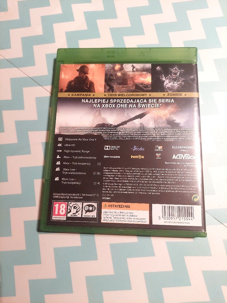 Call of Duty WWII xbox one i series dubbing pl