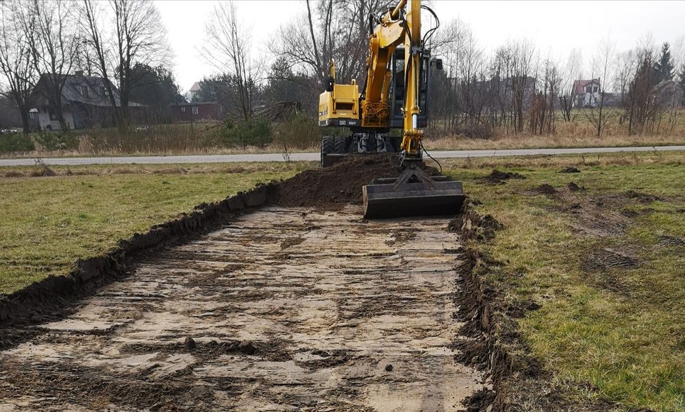 Usługi minikoparką, ładowarką, koparką roboty ziemne, ogrodzenia