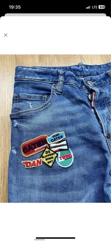 Коллекционные джинсы Dsquared 2 рваные с дырами каплями краски diesel