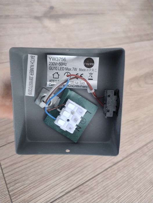 Żyrandol szary, komplet zyrandol i jedna lampka nascienna