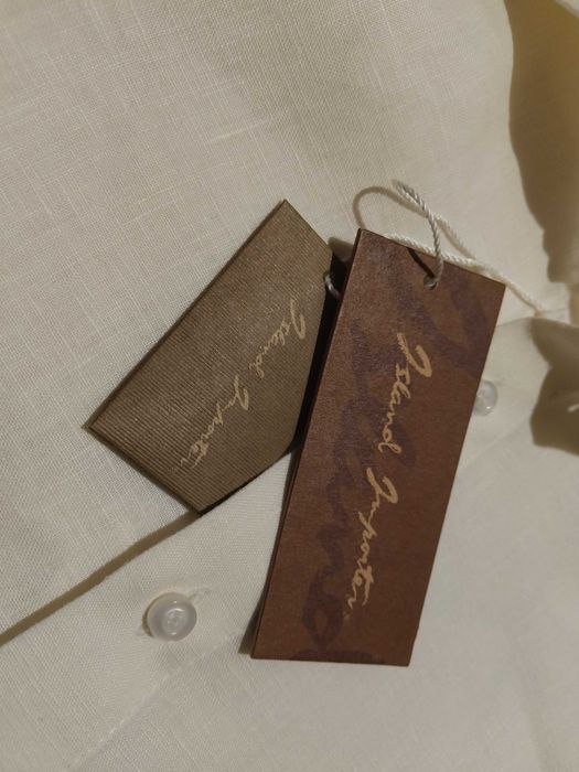 ISLAND IMPORTER USA - NOWA! z Metkami Koszula Męska Lniana rozmiar XXL