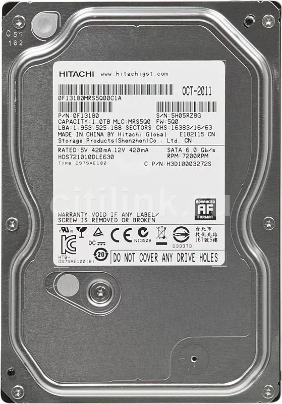 Жесткий диск Hitachi 1TB 3.5" HDD