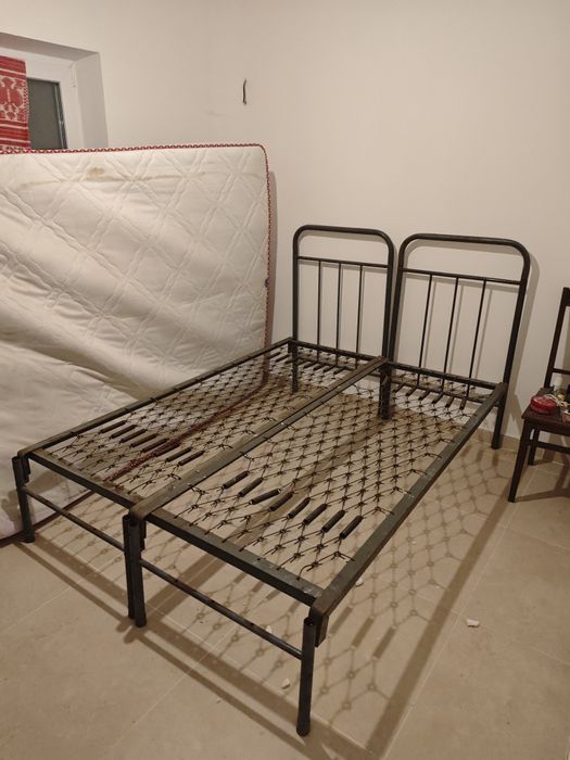 Ліжко сталеве 190*80, міцні, розбірні 2 шт