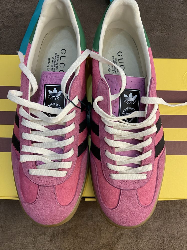 Adidas x Gucci Gazelle Pink