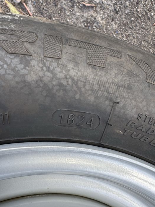 Koła kola 13 cali opony 155/80/13 przyczepka 4x100