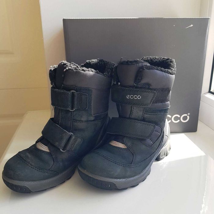 Ecco чудові зимові термо ботинки черевики biom gore Tex за чверть ціни