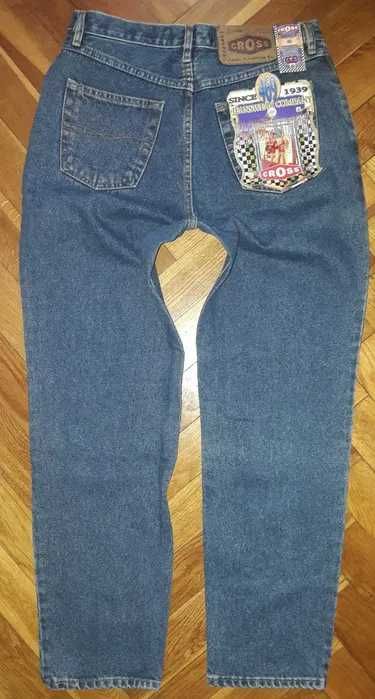 Orginalne nowe spodnie jeans Cross Since 1939 46 vintage