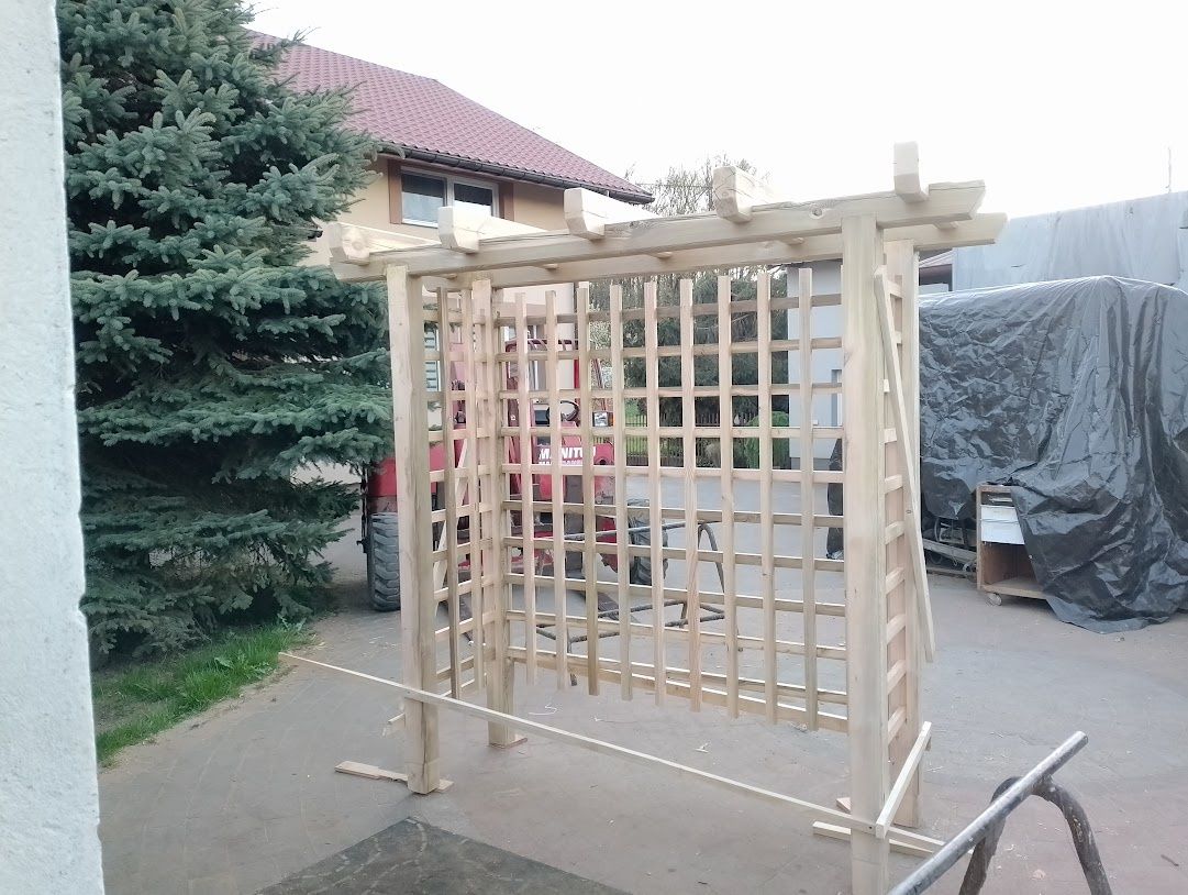 Huśtawka drewniana wg projektu klienta