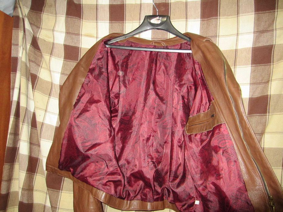 Куртка Косуха Пилот Бомбер Кожаная Мужская Авиатор Мото TOP GUN B-15 M