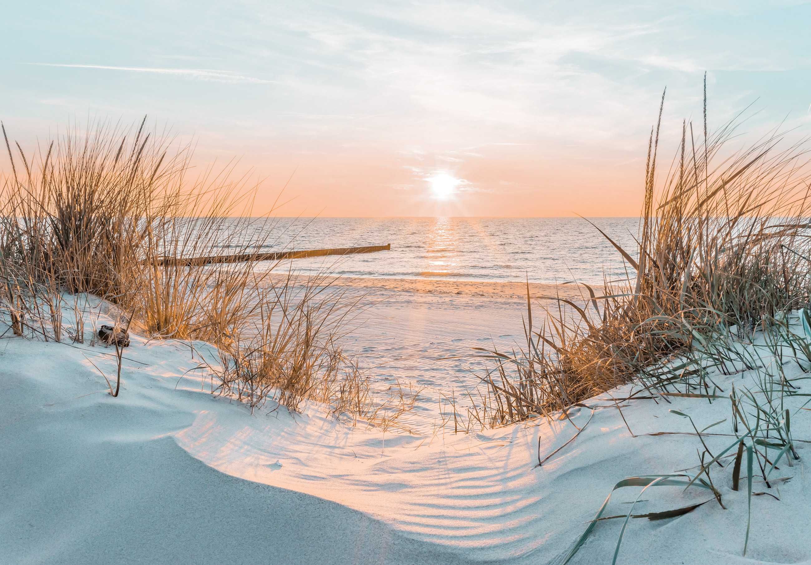 Fototapeta Plaża Bałtyk Morze Woda Na Ścianę 3D Twój Rozmiar + KLEJ