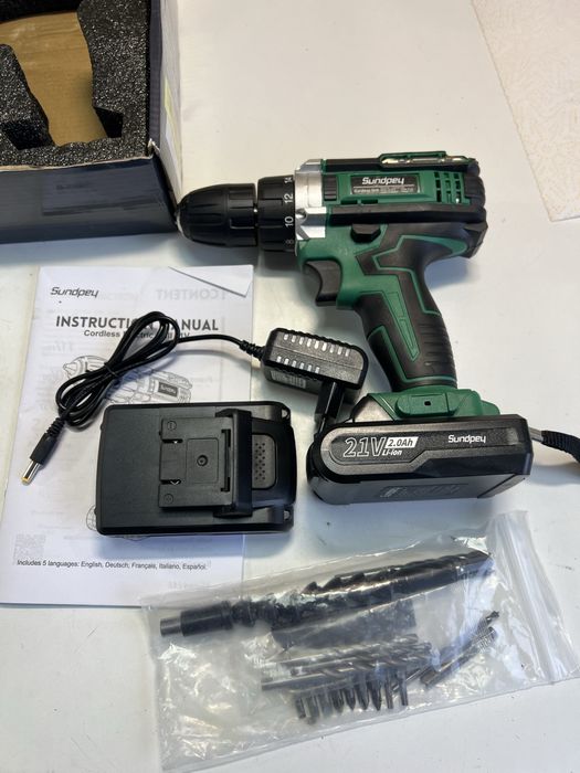 Шуруповерт Sundpey 21V,новий не використовувався
