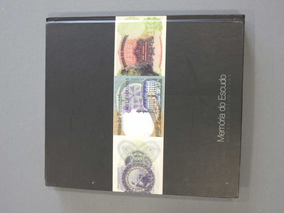 Livros Papel Moeda, Escudo, Notas, Moedas, Banco de Portugal