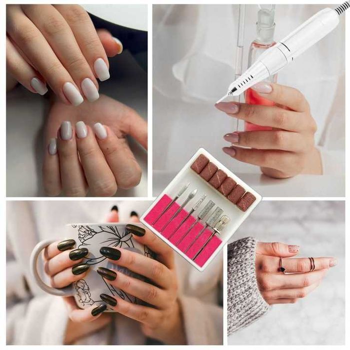 Mocna Frezarka Do Paznokci 65w Frezy Profesjonalna Manicure i Pedicure