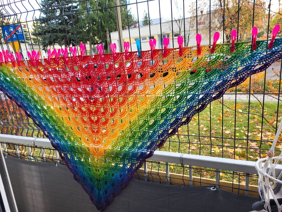 Chusta ręcznie robiona