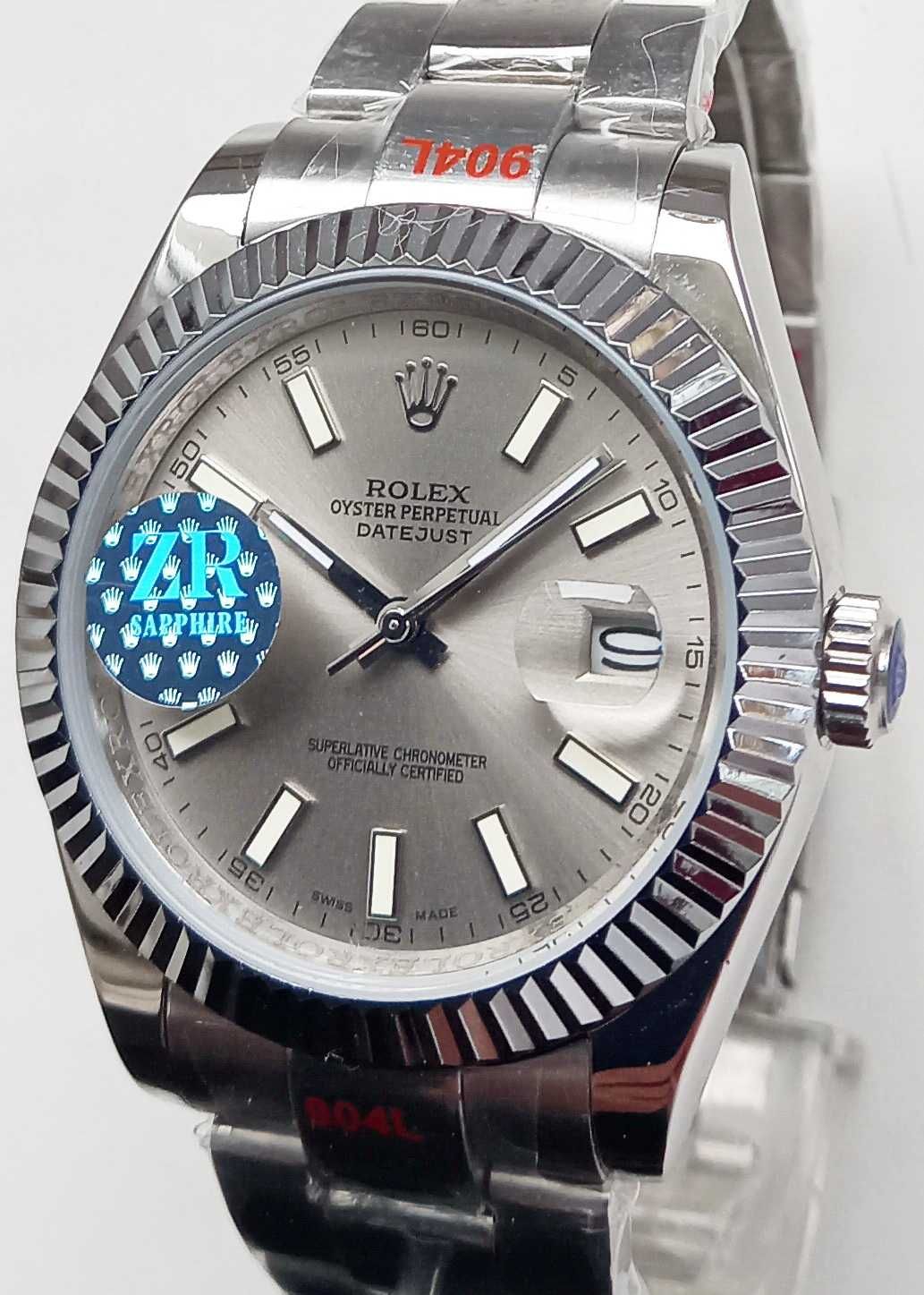 Годинник Rolex Datejust grey. клас ААА