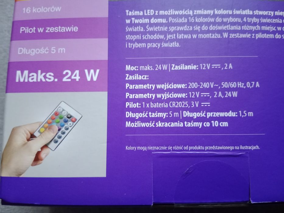 Nowa taśma LED długość 5 metrów
