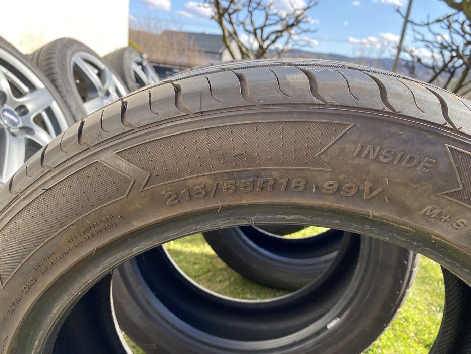 Opony 215/55/18  4 sztuki