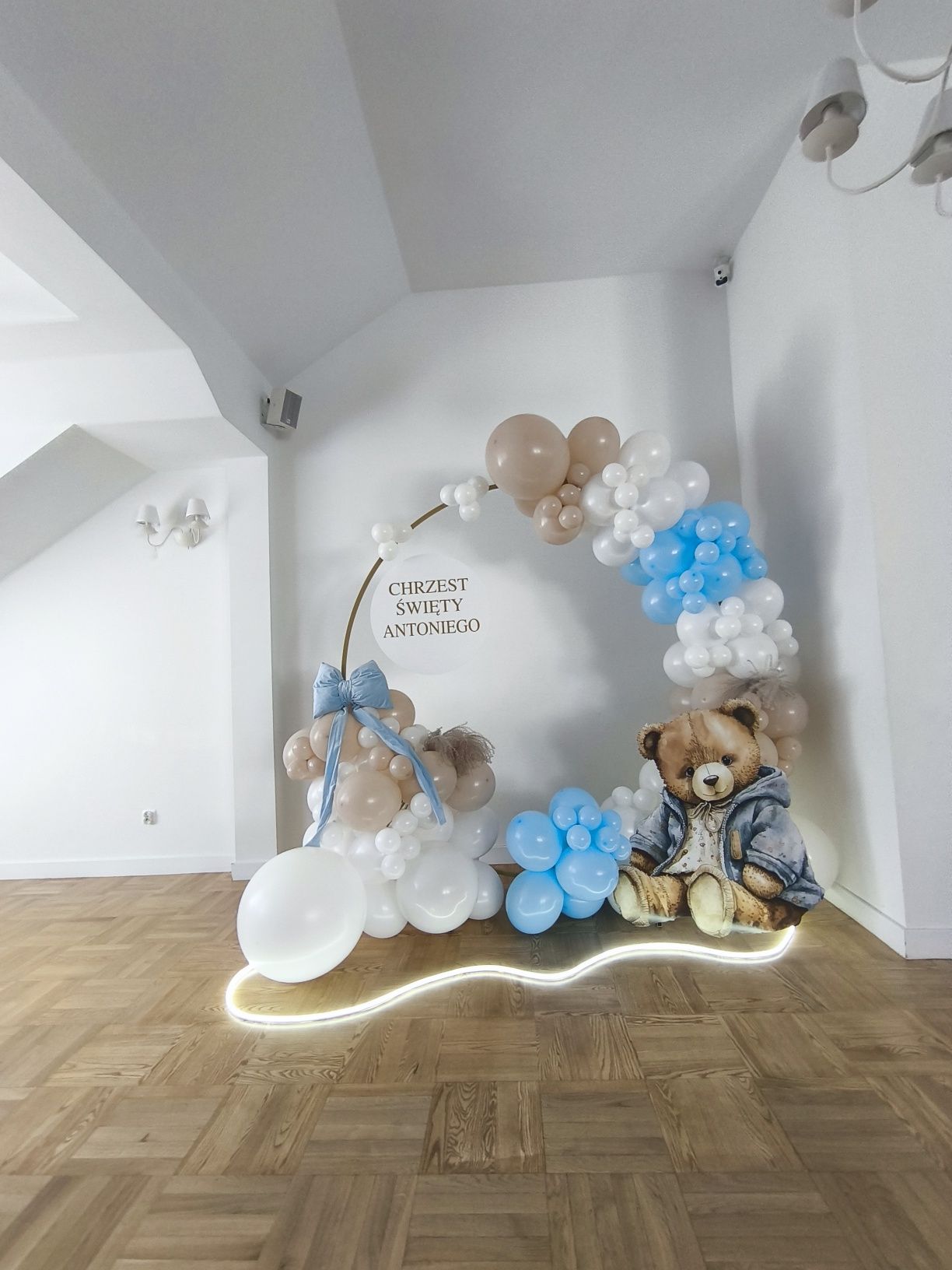 Dekoracje/ścianki balonowe Komunia/Chrzciny/urodziny