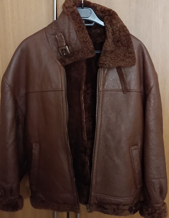 Casaco pele genuína