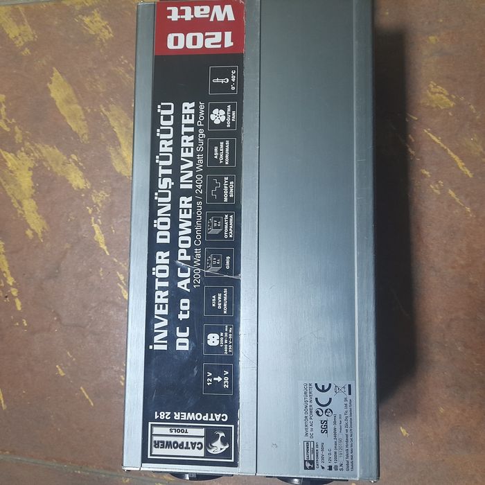 Інвертор,Акумулятор автомобільний 12в, 45 Ач