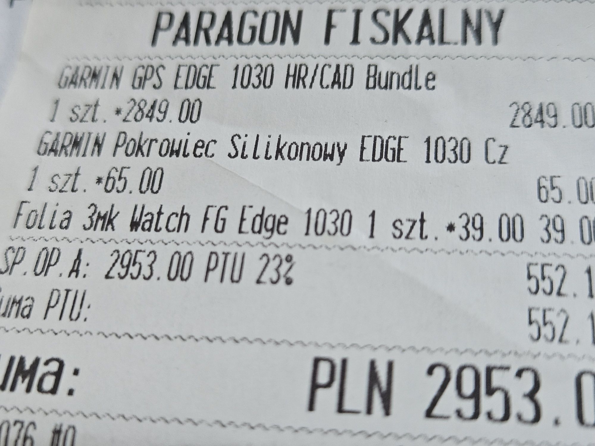 Garmin Edge 1030 Plus Bundle + etui, szybka, czujniki
